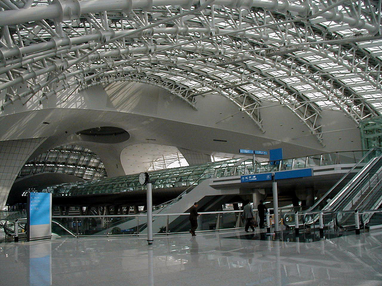 Interior of Incheon International Airport transportation center